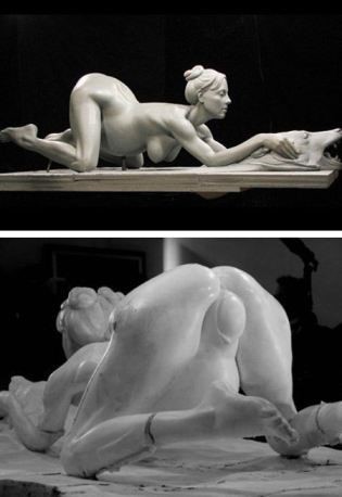 Britney Spears Nude Sculpture  nude photo
