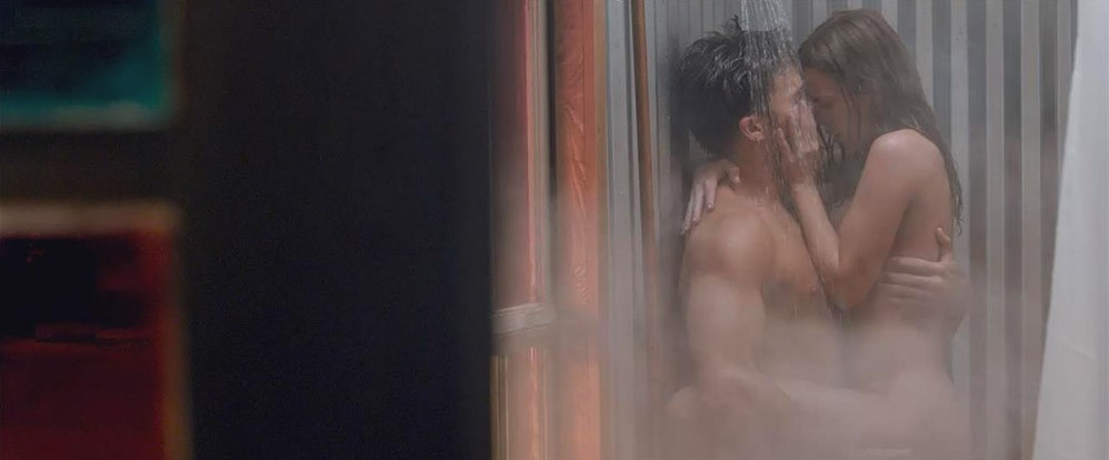 Britt Robertson Nude Sex The Longest Ride Extended Shower Scene  nude photo