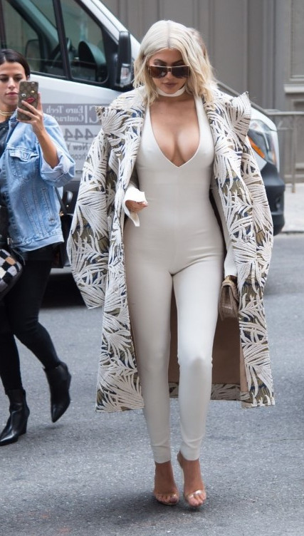 Busty Babe Kylie Jenner Cameltoe Tight Pants nude leaked onlyfans photo