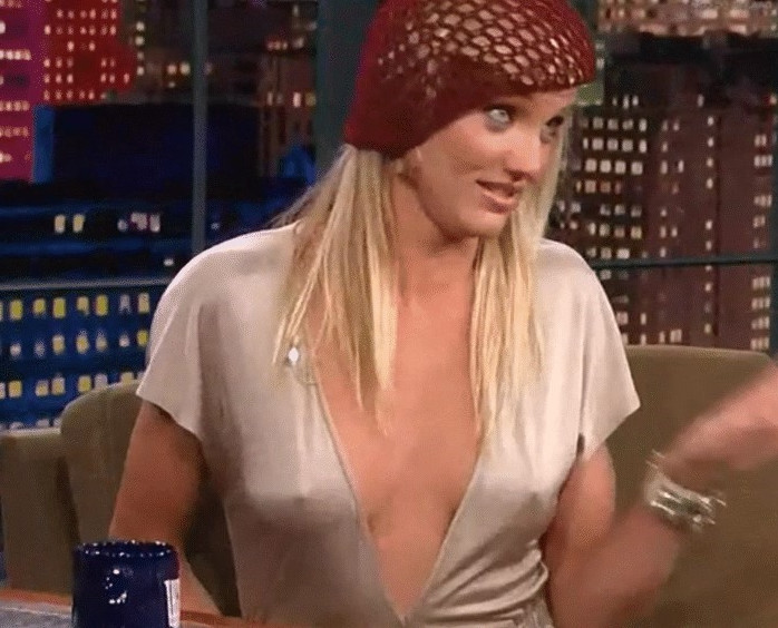 Cameron Diaz Hard Nipples See Through  nude photo