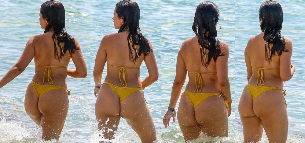 Camila Cabello Sexy Juicy Booty In Bikini On Beach  nude photo