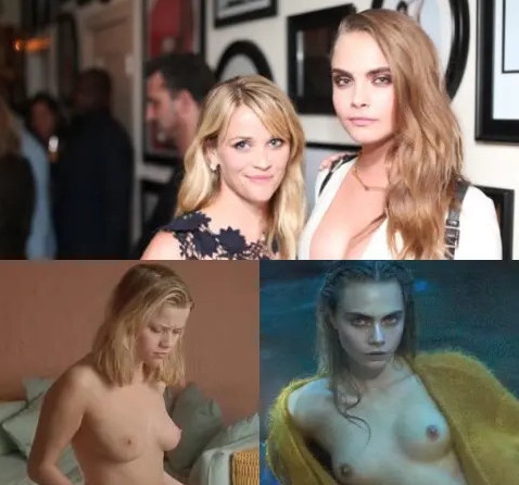 Cara Delevingne And Reese Witherspoon  nude photo