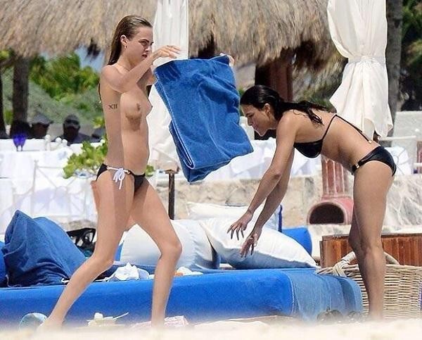 Cara Delevingne Michelle Rodriguez  nude photo