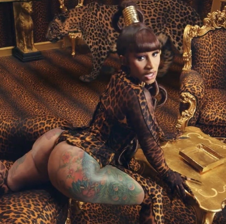 Cardi B Booty From Music Video  nude photo