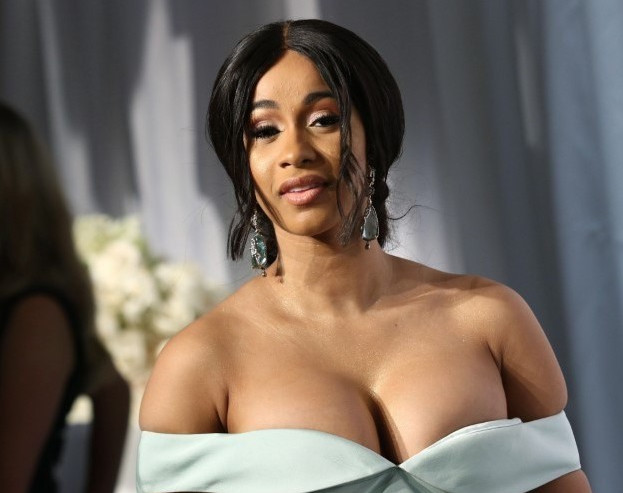 Cardi B Hot Boobs Sexy Cleavage  nude photo