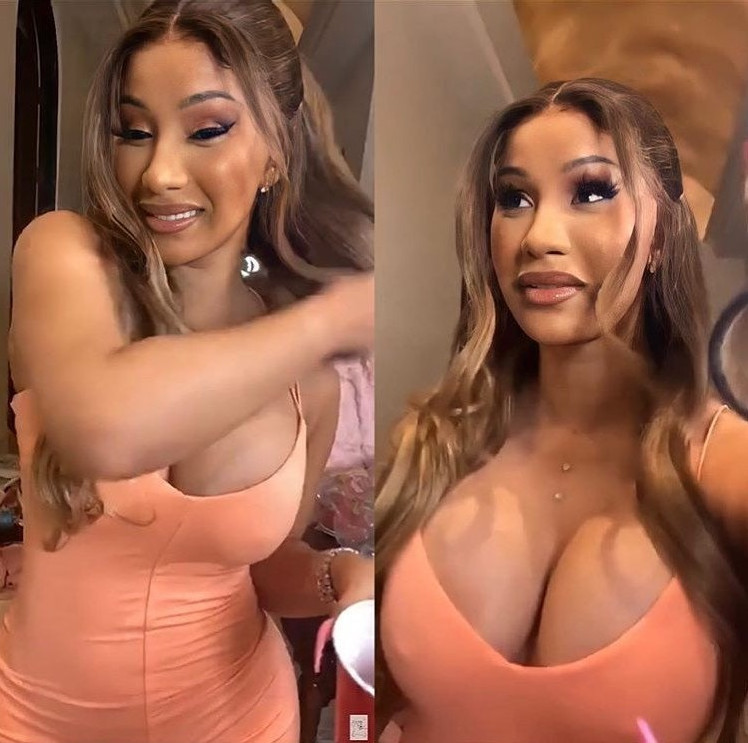 Cardi B Huge Tits  nude photo