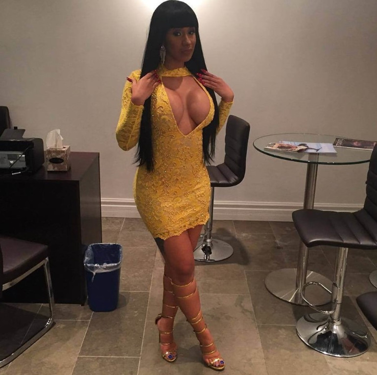 Cardi B Sexy Singer With Big Tits  nude photo
