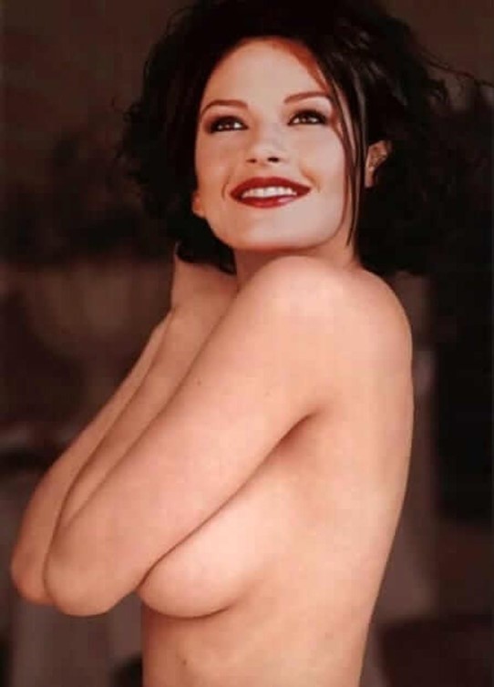 Catherine Zeta Jones Naked Topless Hot Image  nude photo