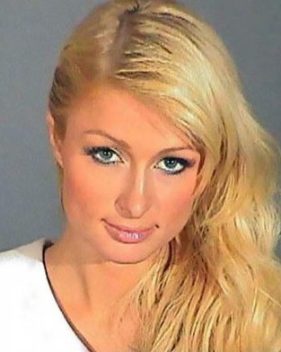 Celebrity Mugshot Paris Hilton  nude photo