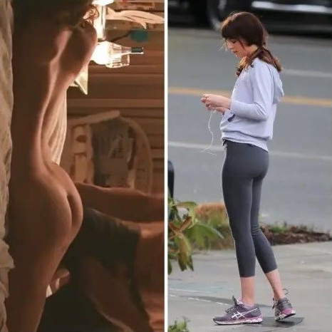 Dakota Johnson Before And After(Literally  nude photo