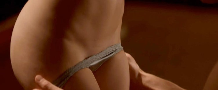 Dakota Johnson Nude Strips Sexy Panties  nude photo