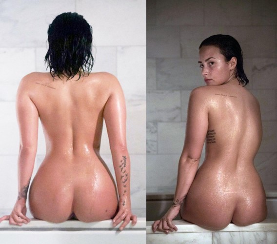 Demi Lovato Bootylicious Naked Body  nude photo