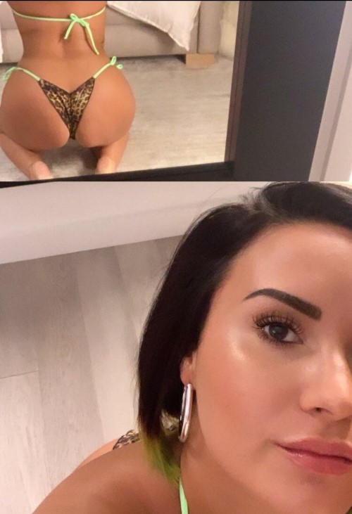 Demi Lovato Hot Big Butt In Lingerie  nude photo