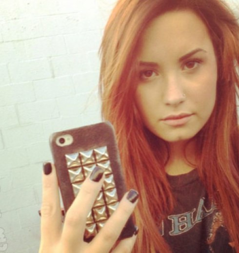 Demi Lovato Red Hair  nude photo
