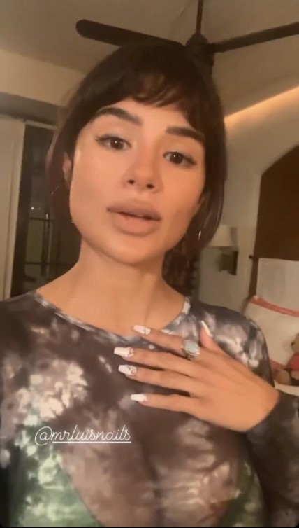 Diane Guerrero Holy See Thru Shirt  nude photo