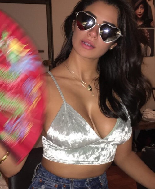 Diane Guerrero In Small Glitter Top  nude photo
