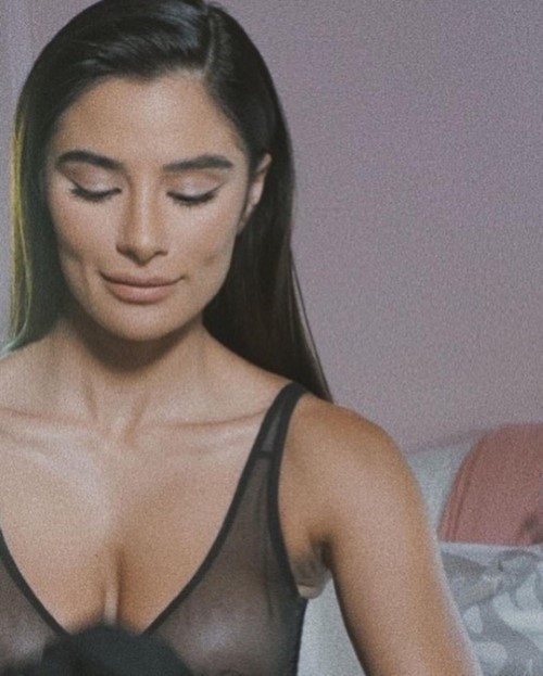 Diane Guerrero See Thru Bra From IG Post 2  nude photo