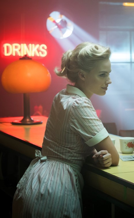 Diner Waitress Margot Robbie From Terminal (2018)  nude photo