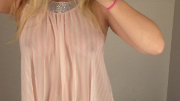 Dove Cameron Tits See Thru Nightie Snapchat Leaked  nude photo