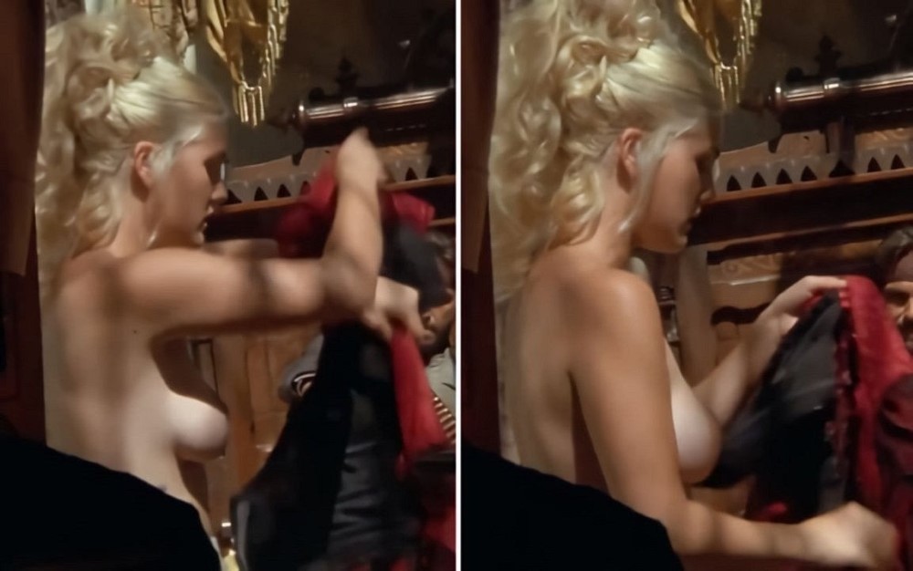 Drew Barrymore Nude Topless Natural Tits Scene  nude photo