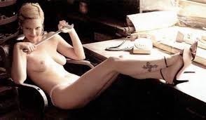 Drew Barrymore Nude Topless Sexy Photo  nude photo