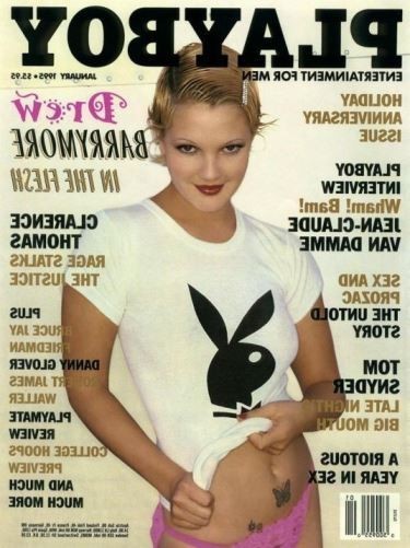 Drew Barrymore Playboy Cover  nude photo