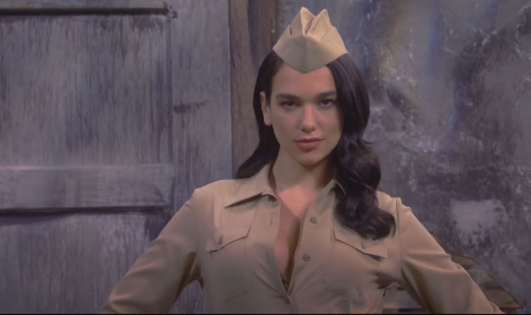Dua Lipa Army Girl  nude photo