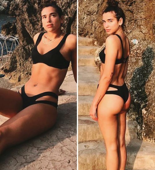 Dua Lipa Front Back  nude photo