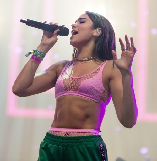 Dua Lipa Glastonbury Festival Pilton June  nude photo