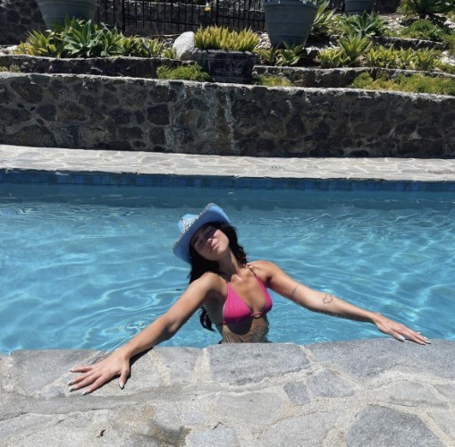 Dua Lipa In The Pool  nude photo