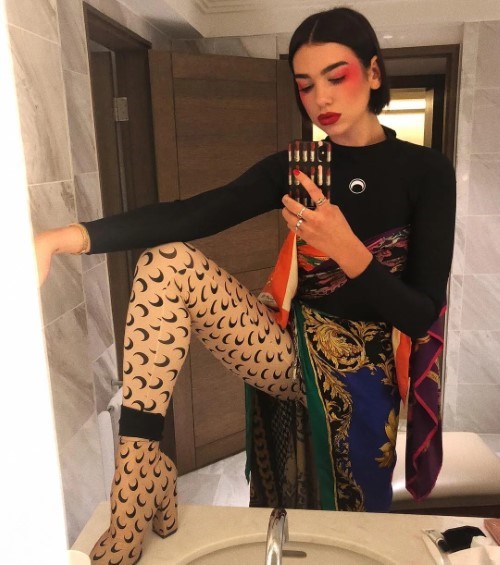 Dua Lipa In Toilet  nude photo