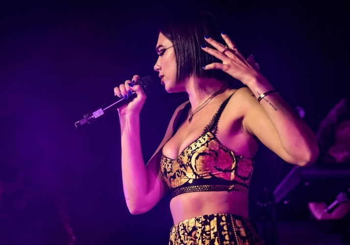 Dua Lipa Performing  nude photo