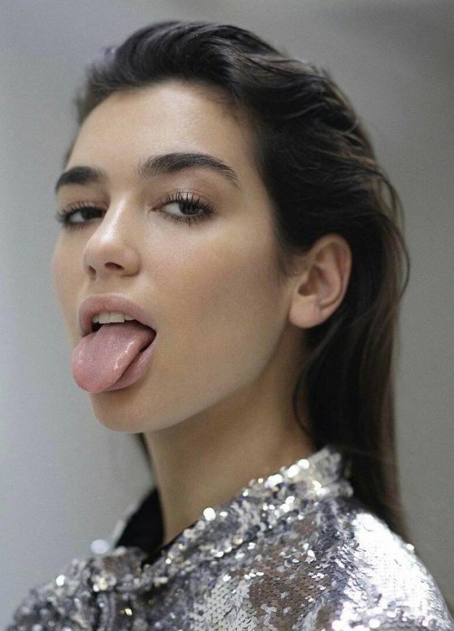 Dua Lipa Tongue Out  nude photo
