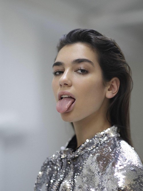 Dua Lipa Tongue  nude photo