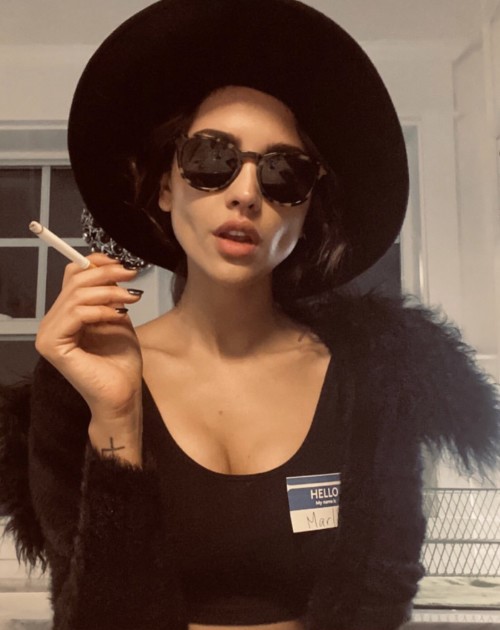 Eiza Gonzalez Dressed As Marla Singer  nude photo