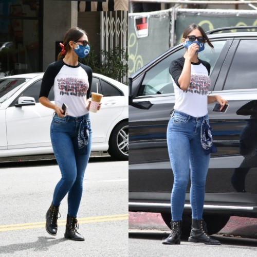 Eiza Gonzalez Grabbing Some Coffee Out In LA  nude photo