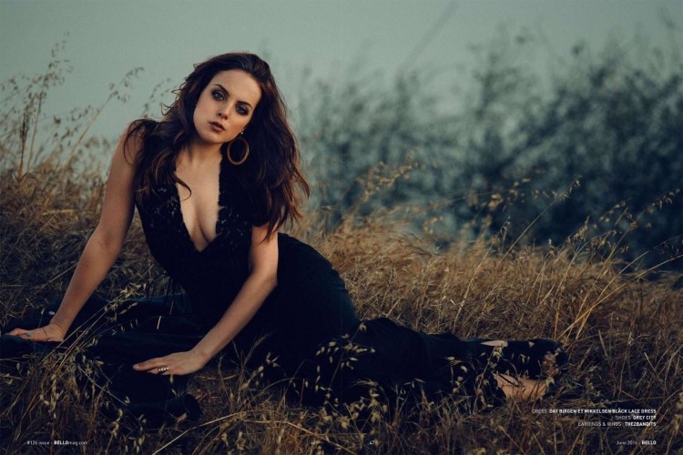 Elizabeth Gillies Bello Magazine  nude photo