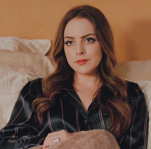 Elizabeth Gillies Liz In Black Pajamas (Dynasty 2×06) 3  nude photo