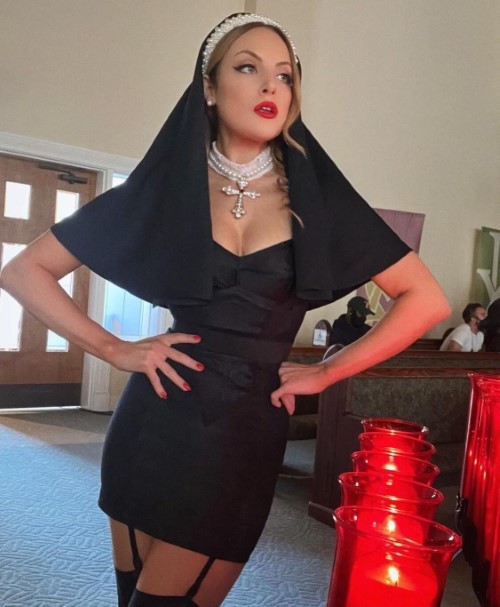 Elizabeth Gillies Sexy Nun 1  nude photo