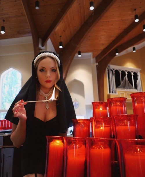 Elizabeth Gillies Sexy Nun 2  nude photo