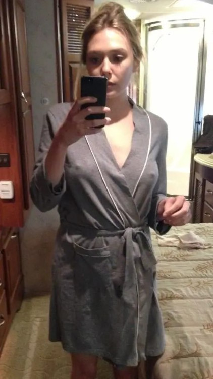 Elizabeth Olsen Hard Nipples  nude photo