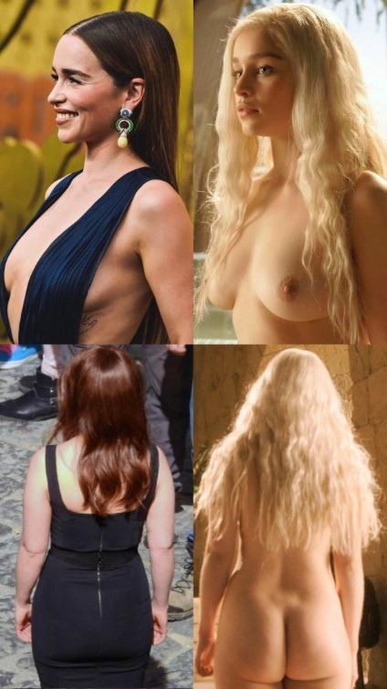 Emilia Clarke On Off Tits Ass  nude photo