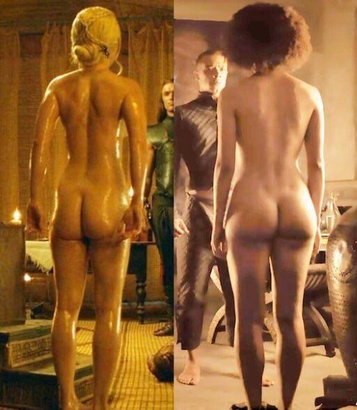 Emilia Clarke Vs Nathalie Emmanuel Nudes  nude photo