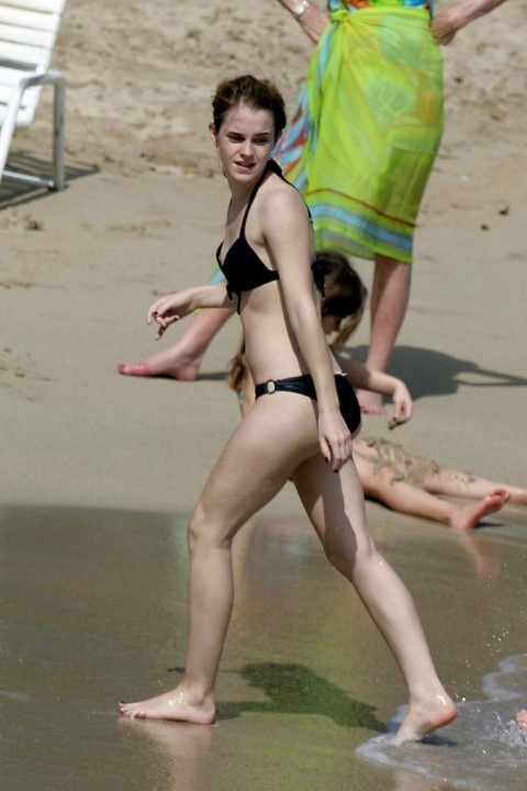 Emma Watson Nip Slip Bikini  nude photo