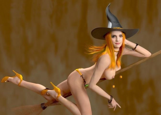 Emma Watson Witch Nude  nude photo
