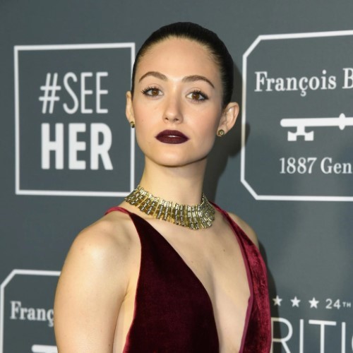 Emmy Rossum Gorgeous Actress Sexy Dress  nude photo