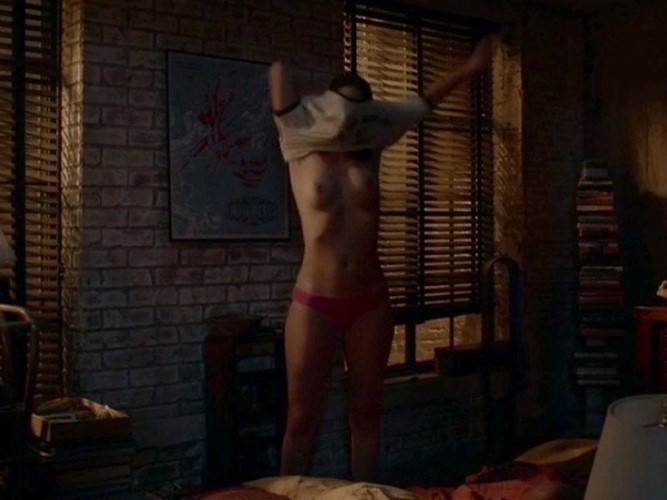 Emmy Rossum Nude Tits Sexy Panties Scenes Shameless  nude photo
