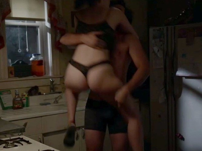 Emmy Rossum Topless Nude Ass Scenes Shameless  nude photo