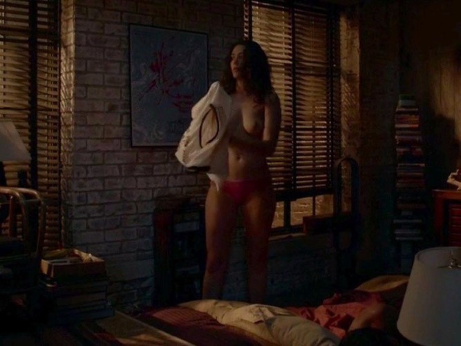 Emmy Rossum Topless Nude Large Tits Scenes  nude photo