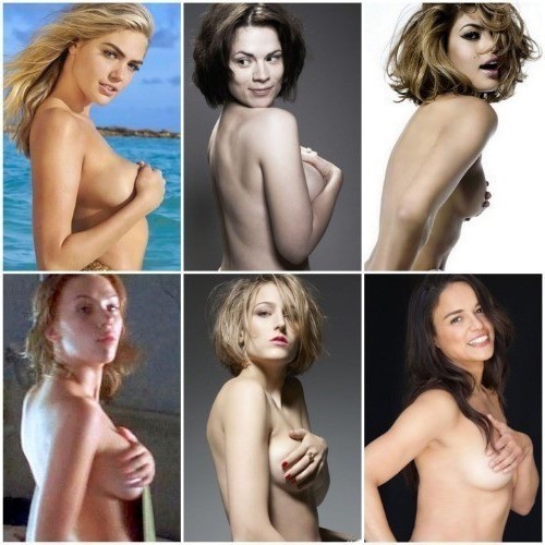 Eva Mendes & Hayley Atwell & Kate Upton & Michelle Rodriguez & Leelee Sobieski & Scarlett Johansson (3)  nude photo